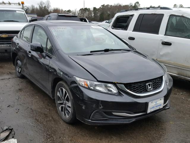 2HGFB2F84DH555243 - 2013 HONDA CIVIC EX BLACK photo 1