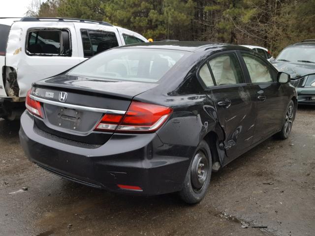 2HGFB2F84DH555243 - 2013 HONDA CIVIC EX BLACK photo 4