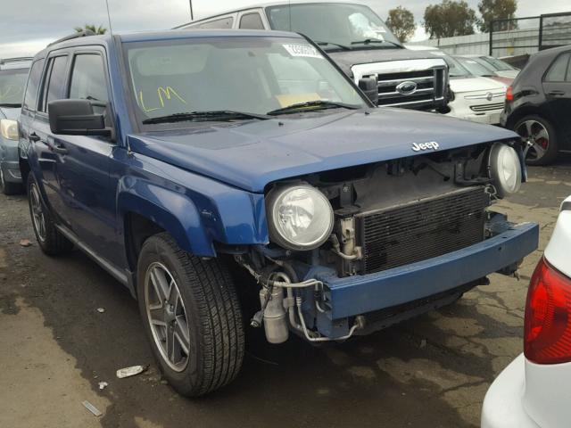 1J4FT28B29D177796 - 2009 JEEP PATRIOT SP BLUE photo 1