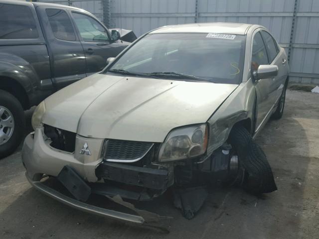 4A3AB46S24E104302 - 2004 MITSUBISHI GALANT LS TAN photo 2