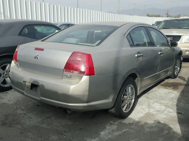 4A3AB46S24E104302 - 2004 MITSUBISHI GALANT LS TAN photo 4