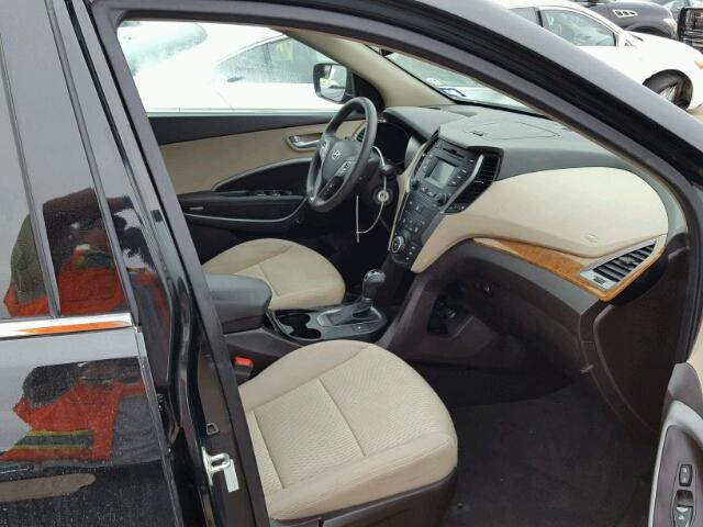 5XYZU3LB9GG367395 - 2016 HYUNDAI SANTA FE S 黑色 照片 5