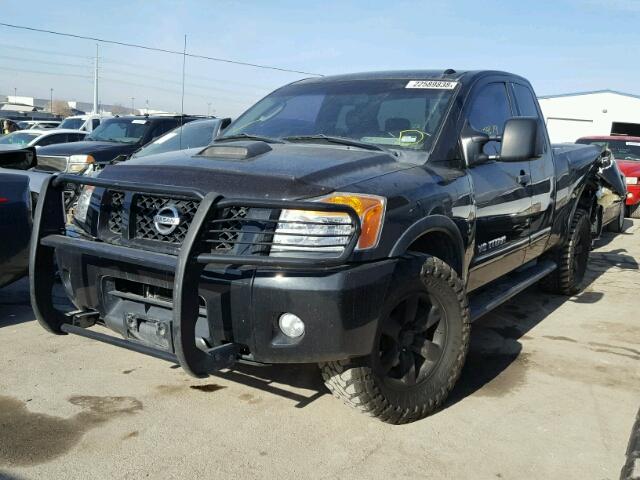 1N6BA0CC1AN323874 - 2010 NISSAN TITAN XE BLACK photo 2