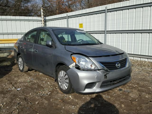 3N1CN7AP8DL875373 - 2013 NISSAN VERSA S SILVER photo 1