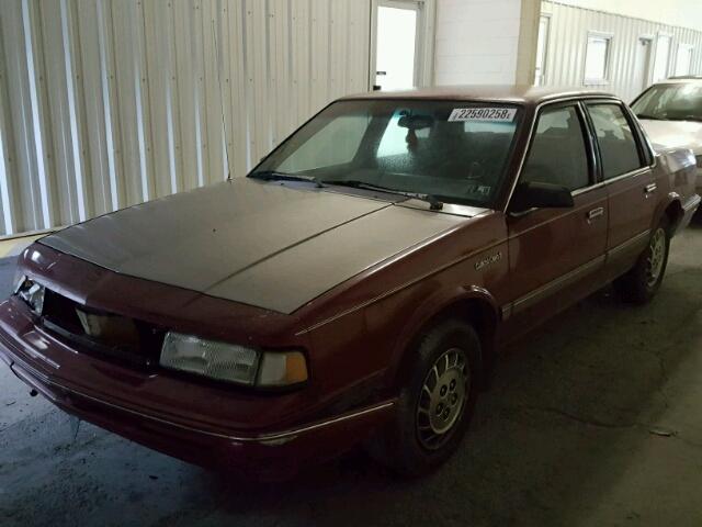 1G3AG55M0R6342728 - 1994 OLDSMOBILE CUTLASS CI MAROON photo 2