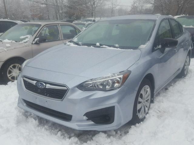 4S3GKAA60H3603848 - 2017 SUBARU IMPREZA BLUE photo 2