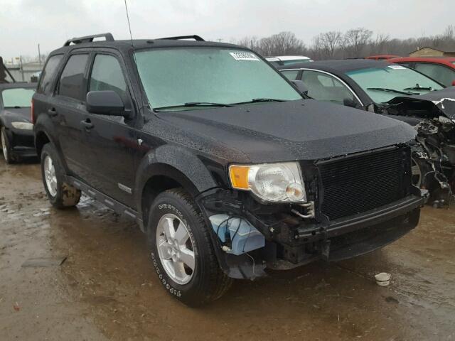 1FMCU93198KA63684 - 2008 FORD ESCAPE XLT BLACK photo 1