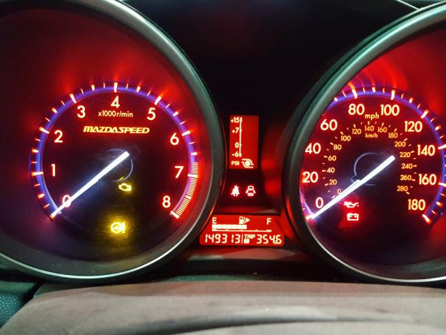 JM1BL1H33A1209006 - 2010 MAZDA SPEED 3 CHARCOAL photo 8