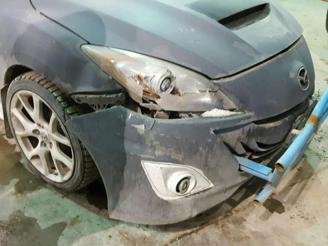 JM1BL1H33A1209006 - 2010 MAZDA SPEED 3 CHARCOAL photo 9