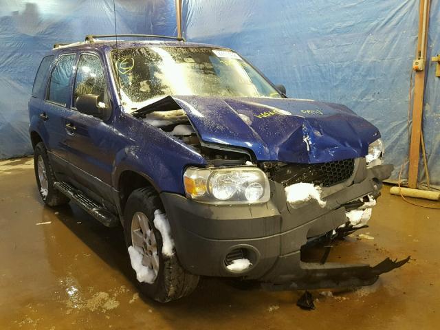 1FMYU92Z95KD41671 - 2005 FORD ESCAPE XLS BLUE photo 1