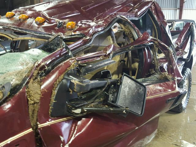 1FTSW21R58EA44994 - 2008 FORD F250 SUPER MAROON photo 9