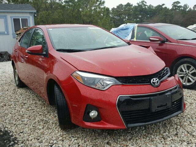 5YFBURHE2FP224418 - 2015 TOYOTA COROLLA L RED photo 1