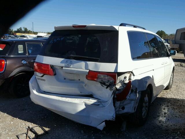 5FNRL3H74AB030591 - 2010 HONDA ODYSSEY EX WHITE photo 4