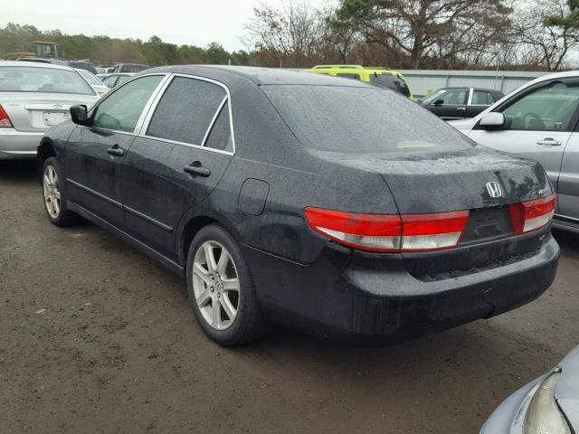 1HGCM55353A043556 - 2003 HONDA ACCORD LX BLACK photo 3