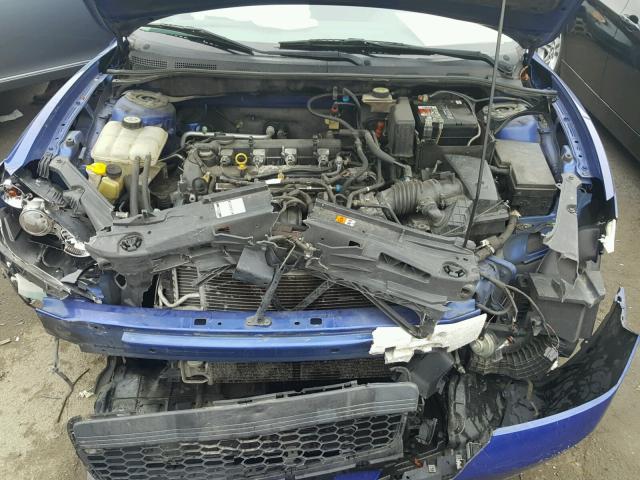 JM1BK324081776445 - 2008 MAZDA 3 S BLUE photo 7