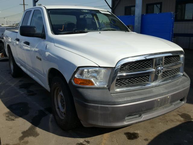 1D7RV1GP9AS262774 - 2010 DODGE RAM 1500 WHITE photo 1