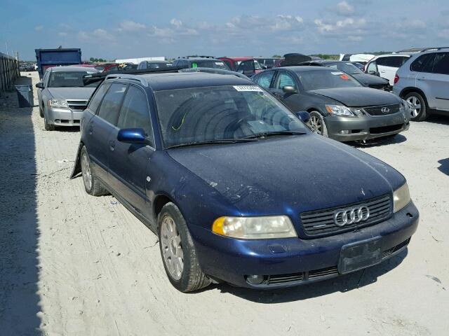 WAUKH68DX1A068293 - 2001 AUDI A4 2.8 AVA BLUE photo 1