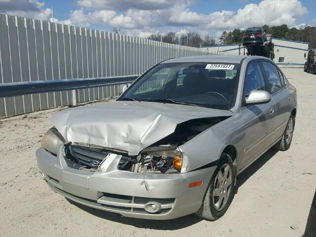 KMHDN46D26U201769 - 2006 HYUNDAI ELANTRA GL SILVER photo 2