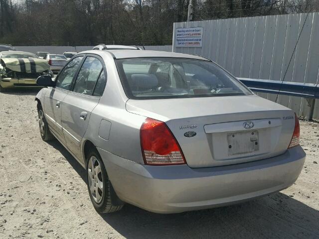 KMHDN46D26U201769 - 2006 HYUNDAI ELANTRA GL SILVER photo 3