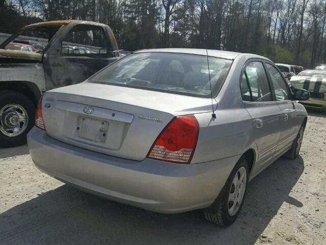 KMHDN46D26U201769 - 2006 HYUNDAI ELANTRA GL SILVER photo 4