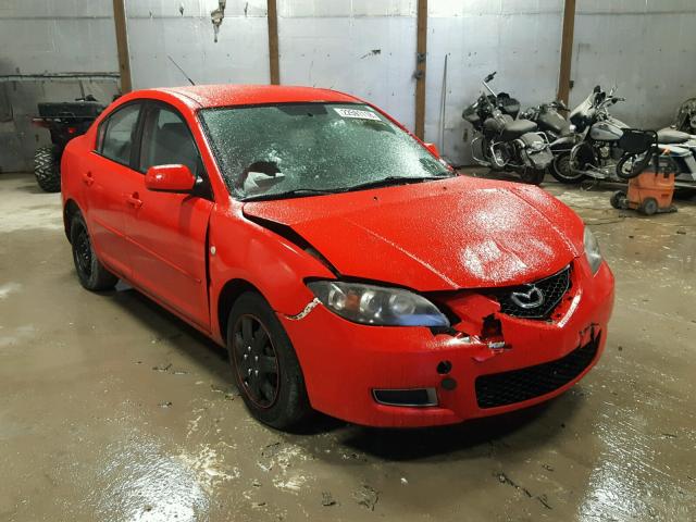 JM1BK12F881774450 - 2008 MAZDA 3 I RED photo 1