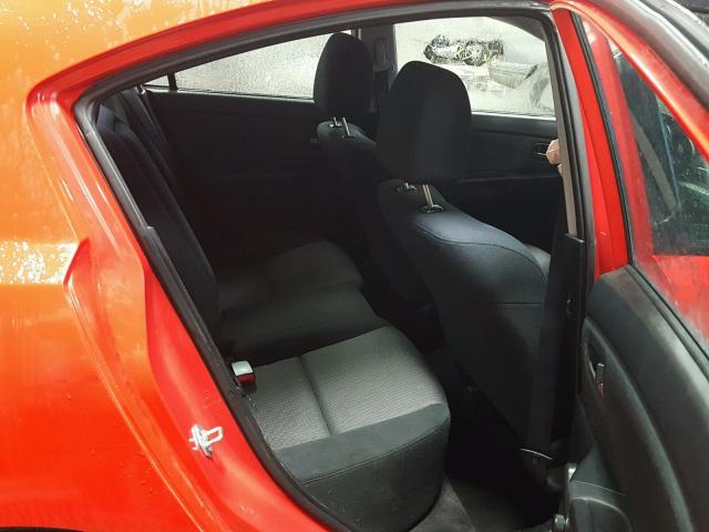 JM1BK12F881774450 - 2008 MAZDA 3 I RED photo 6