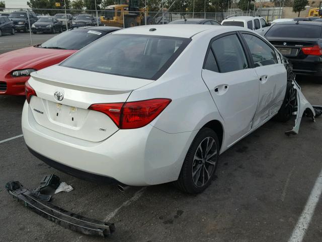 5YFBURHEXHP577220 - 2017 TOYOTA COROLLA L WHITE photo 4