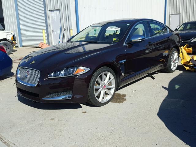 SAJWA0F70F8U62873 - 2015 JAGUAR XF 3.0 SPO MAROON photo 2