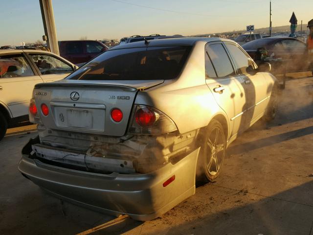 JTHBD192730069617 - 2003 LEXUS IS 300 GRAY photo 4