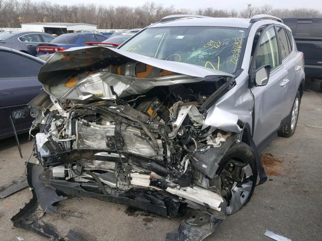 JTMBFREV3D5024723 - 2013 TOYOTA RAV4 LE Արծաթագույն լուսանկար 2
