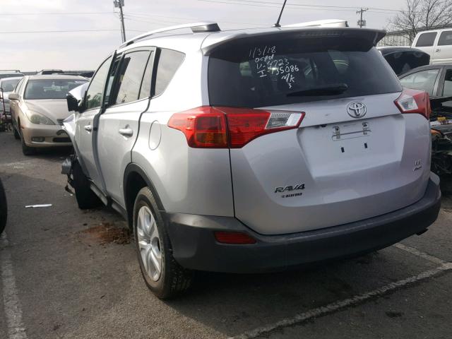 JTMBFREV3D5024723 - 2013 TOYOTA RAV4 LE SILVER photo 3