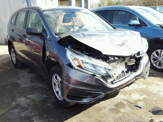 3CZRM3H32FG706980 - 2015 HONDA CR-V LX GRAY photo 1