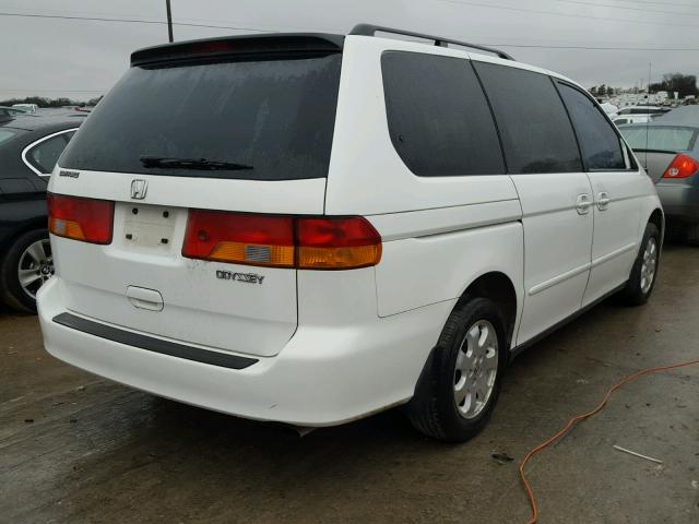 5FNRL18014B011105 - 2004 HONDA ODYSSEY EX WHITE photo 4