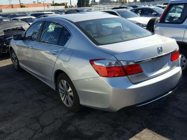 1HGCR2F30DA116042 - 2013 HONDA ACCORD LX SILVER photo 3