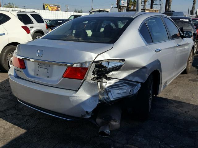 1HGCR2F30DA116042 - 2013 HONDA ACCORD LX SILVER photo 4