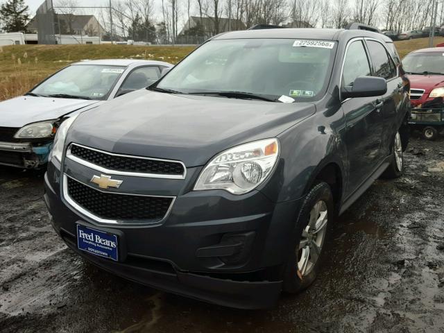 2CNFLEEC7B6408258 - 2011 CHEVROLET EQUINOX LT BLUE photo 2