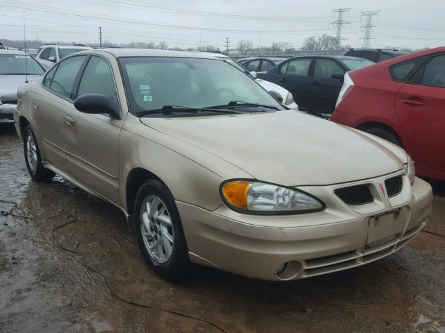 1G2NE52F33C318613 - 2003 PONTIAC GRAND AM S GOLD photo 1