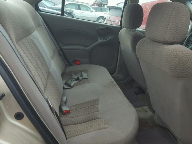 1G2NE52F33C318613 - 2003 PONTIAC GRAND AM S 金色 照片 6