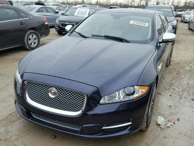 SAJWA2GT6EMV65163 - 2014 JAGUAR XJL SUPERC BLUE photo 2