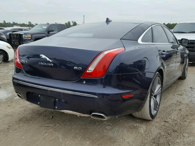 SAJWA2GT6EMV65163 - 2014 JAGUAR XJL SUPERC BLUE photo 4