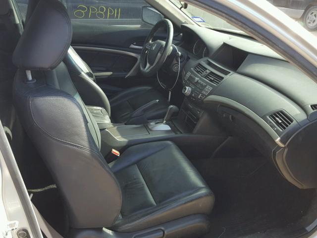 1HGCS12808A011278 - 2008 HONDA ACCORD EXL SILVER photo 5