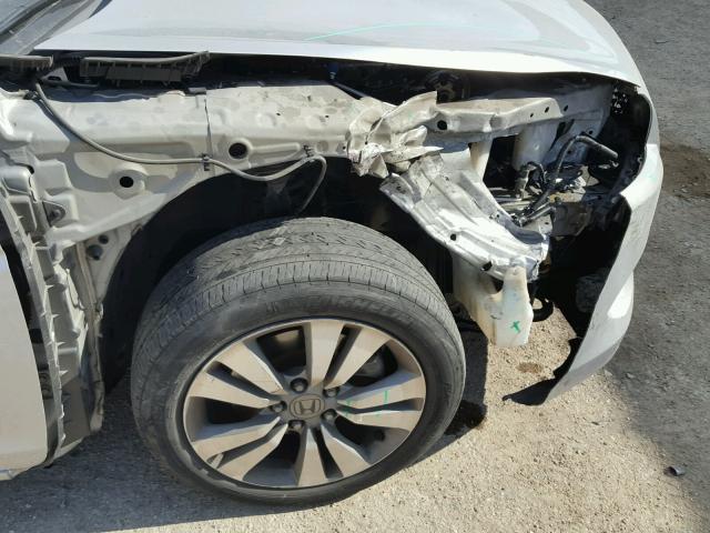 1HGCS12808A011278 - 2008 HONDA ACCORD EXL SILVER photo 9