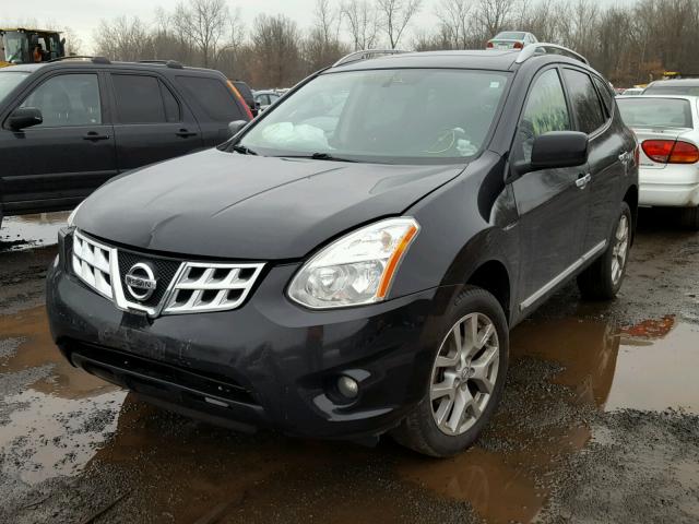 JN8AS5MV1BW255794 - 2011 NISSAN ROGUE S BLACK photo 2