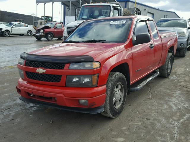 1GCCS196948106037 - 2004 CHEVROLET COLORADO RED photo 2