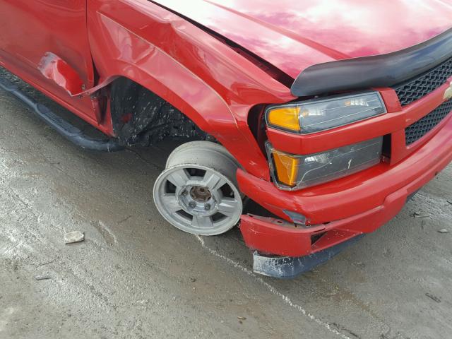 1GCCS196948106037 - 2004 CHEVROLET COLORADO RED photo 9