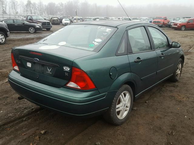 1FAFP3437YW361817 - 2000 FORD FOCUS SE GREEN photo 4