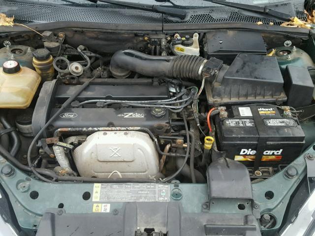 1FAFP3437YW361817 - 2000 FORD FOCUS SE GREEN photo 7