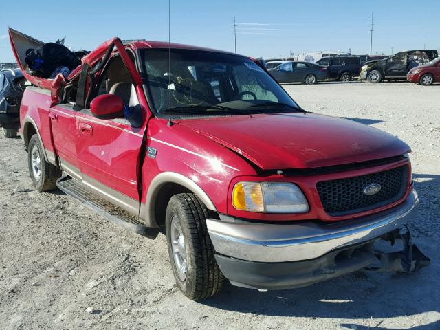 1FTRW07W81KF24907 - 2001 FORD F150 SUPER RED photo 1