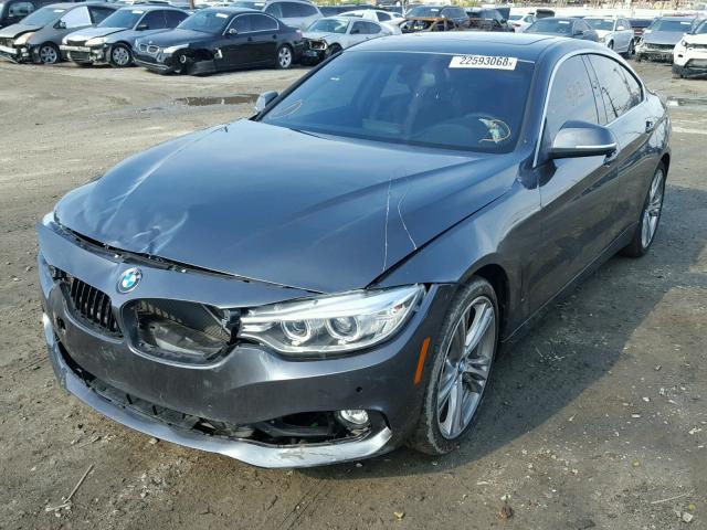 WBA4F7C56HG786807 - 2017 BMW 430I GRAN GRAY photo 2