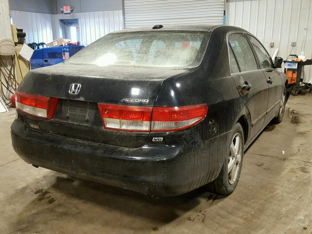 1HGCM66534A090219 - 2004 HONDA ACCORD EX BLUE photo 4